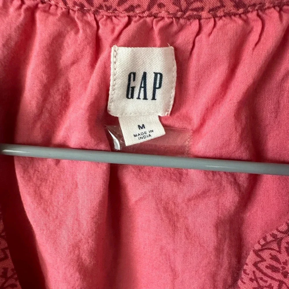 GAP Floral 3/4Th Sleeves Medium Mini Dress